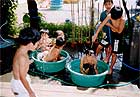 水遊び